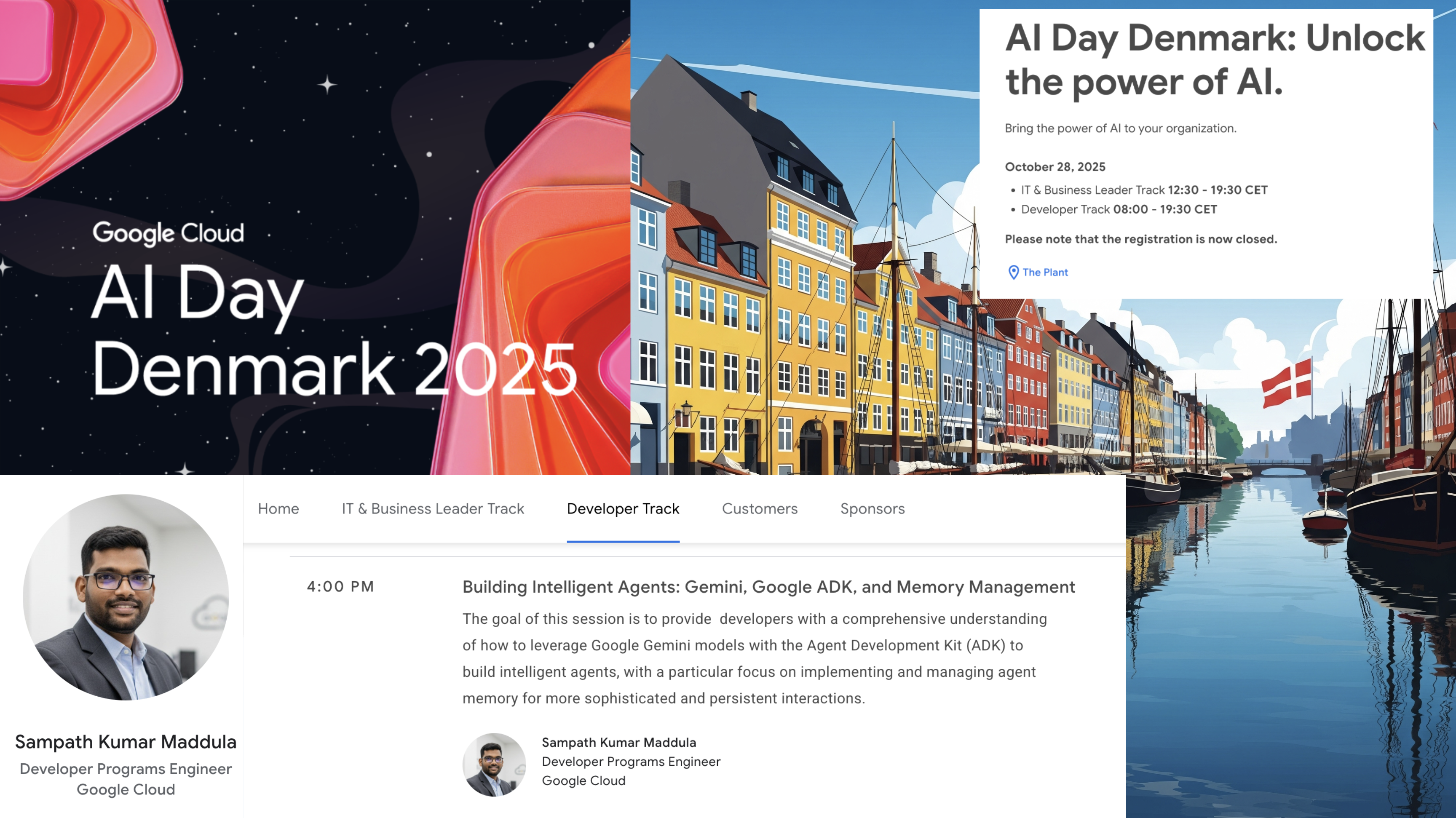 Google Cloud AI Day Denmark 2025 - Speaker Profile