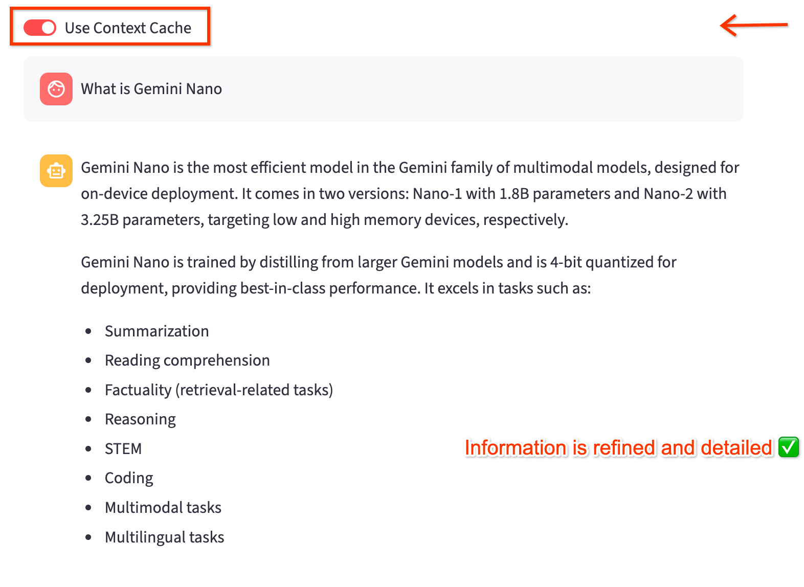 With Context Cache